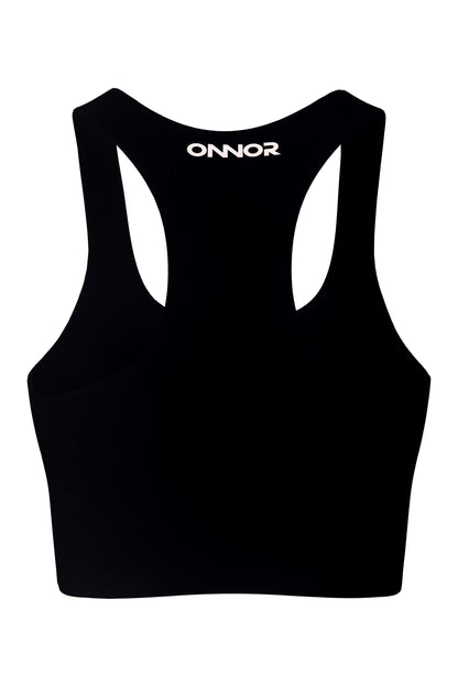 Women's Black PRO Running Top - ONNOR