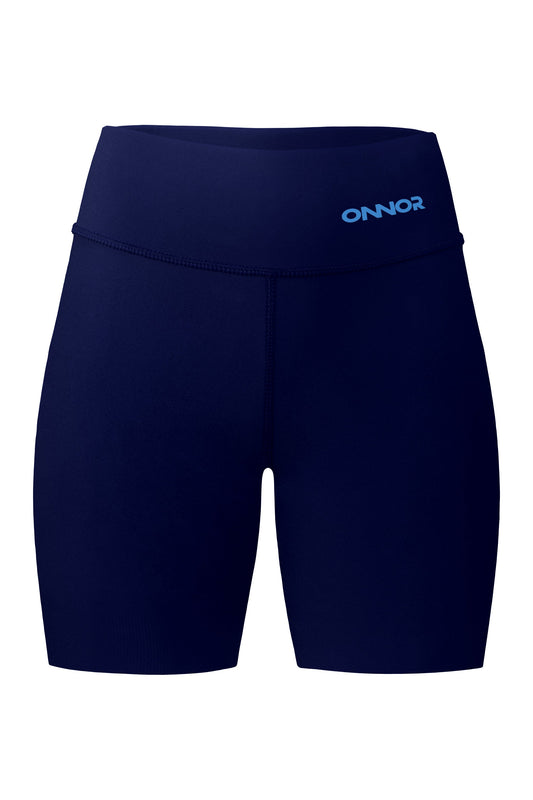 Women's Blue PRO Seamless Running Shorts - ONNOR