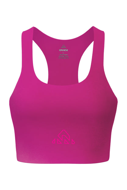 Women's Hot Pink PRO Running Top - ONNOR