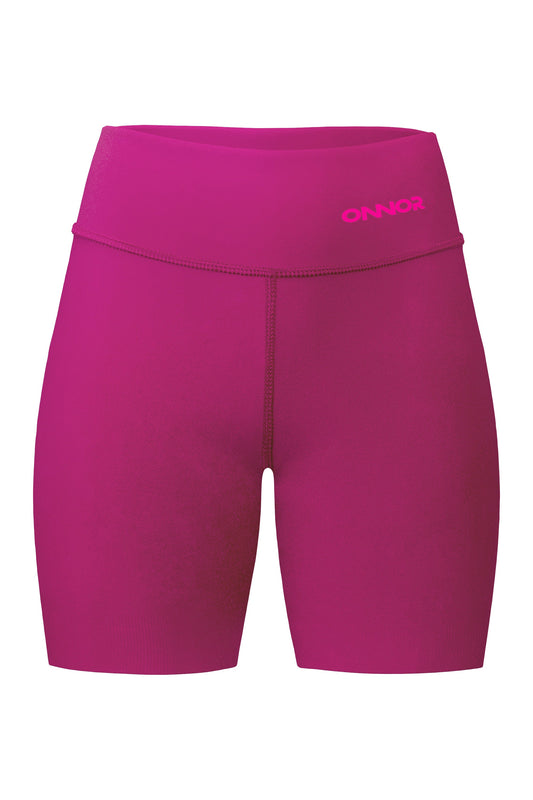 Women's Hot Pink PRO Seamless Running Shorts - ONNOR