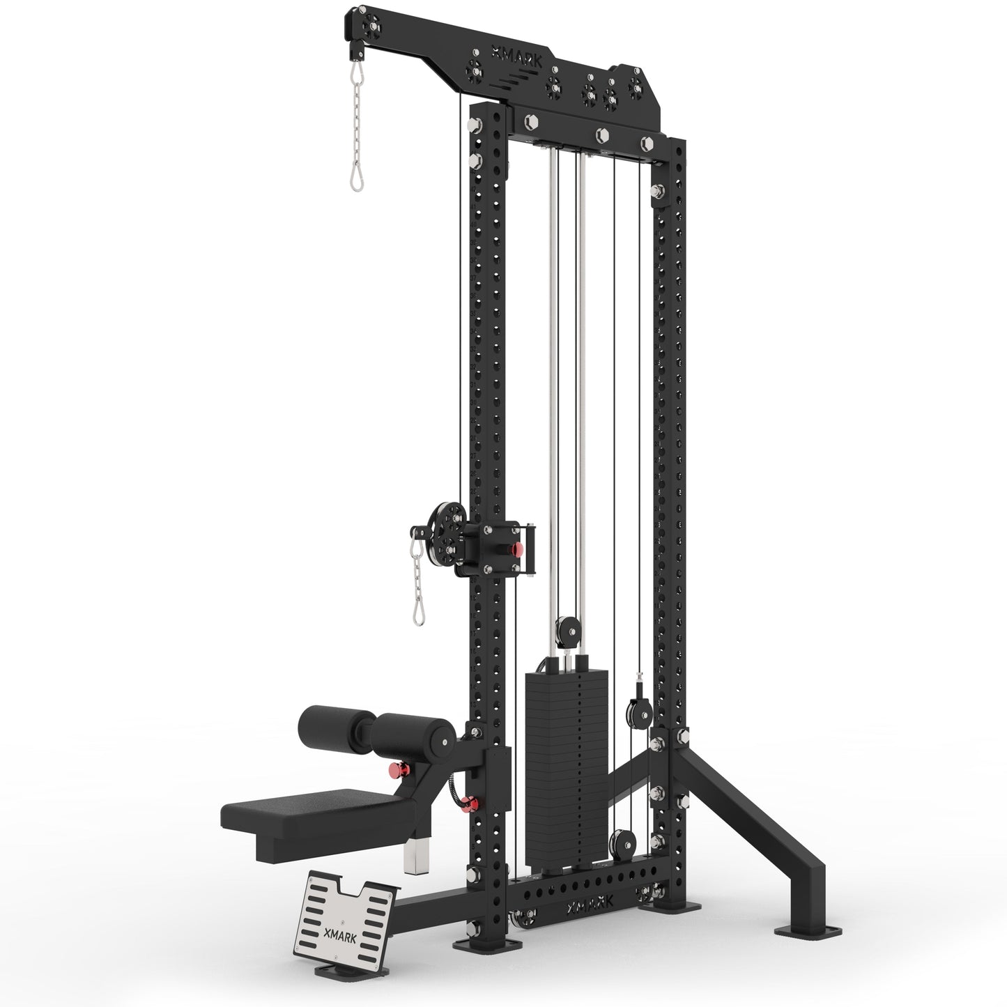 Commercial Lat Pulldown and Low Row Single Stack Functional Trainer XMARK