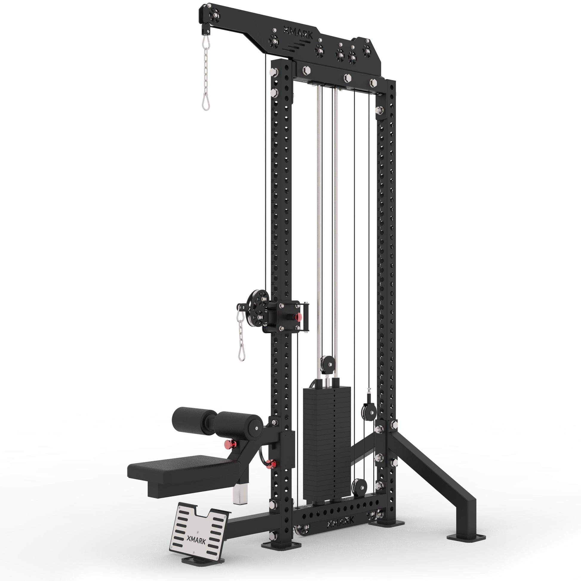 Commercial Lat Pulldown and Low Row Single Stack Functional Trainer XMARK
