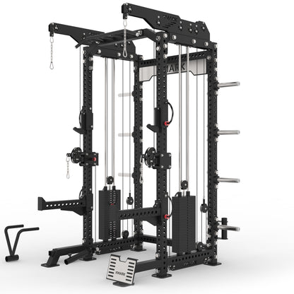 Commercial Half Rack Functional Trainer, Dual 220-Pound Stacks XMARK