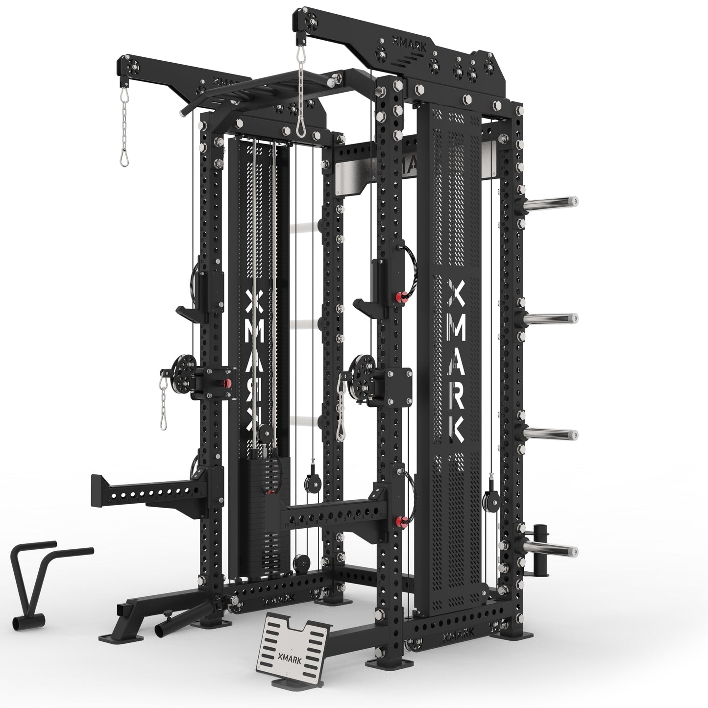 Commercial Half Rack Functional Trainer, Dual 220-Pound Stacks XMARK