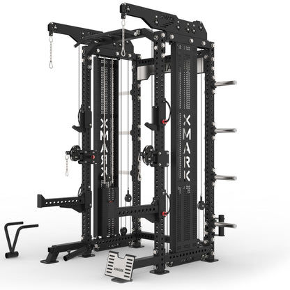 Commercial Half Rack Functional Trainer, Dual 220-Pound Stacks XMARK