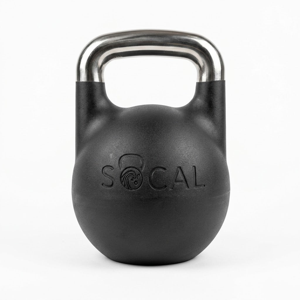 Adjustable Kettlebell 12–32 kg (26–71 lb) — Competition-Style, Black | SoCal Kettlebellz