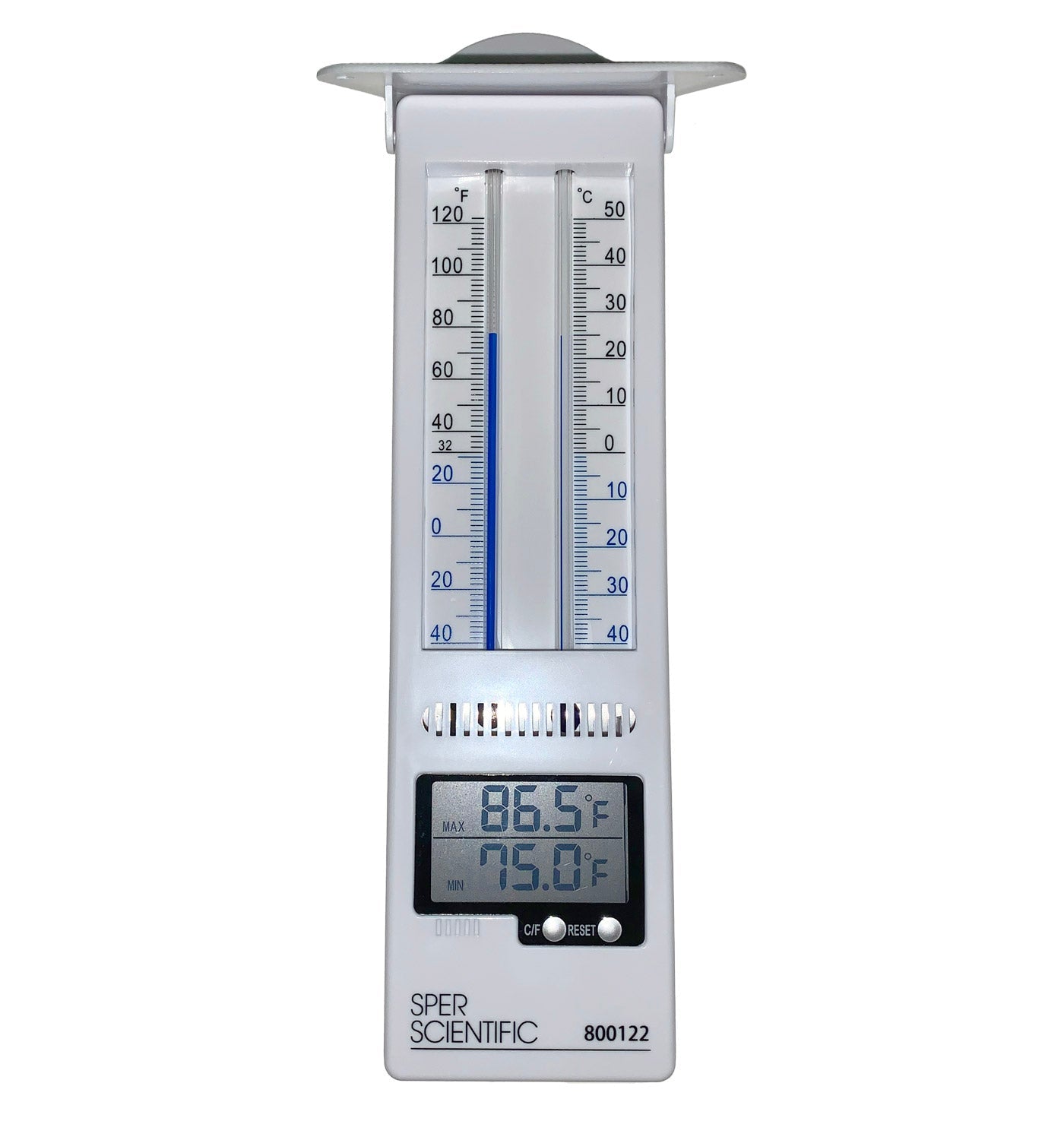 Analog + Digital Mercury-Free Min/Max Thermometer - Sper Scientific