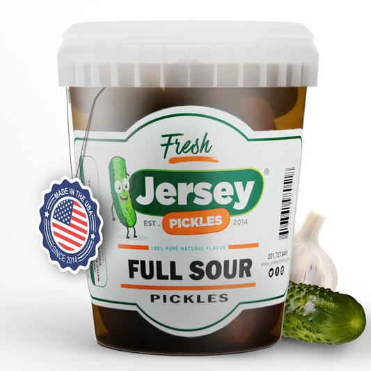 NY Style Whole Full Sour Pickles (Naturally Fermented)