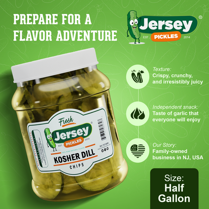 Kosher Dill Pickle Chips