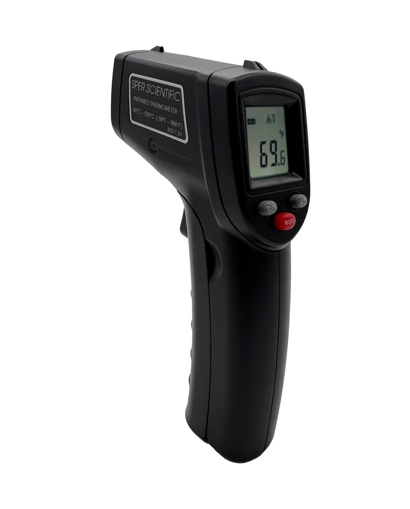 Basic Infrared Thermometer 12:1 / 986°F - User Calibrateable - Sper Scientific