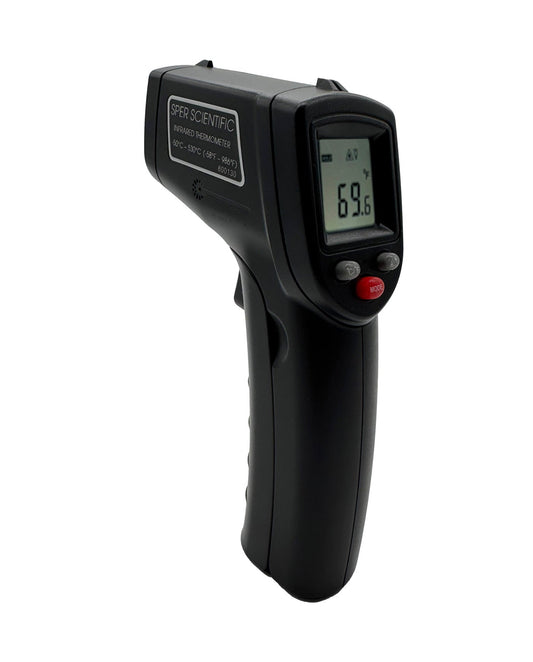 Basic Infrared Thermometer 12:1 / 986°F - User Calibrateable - Sper Scientific