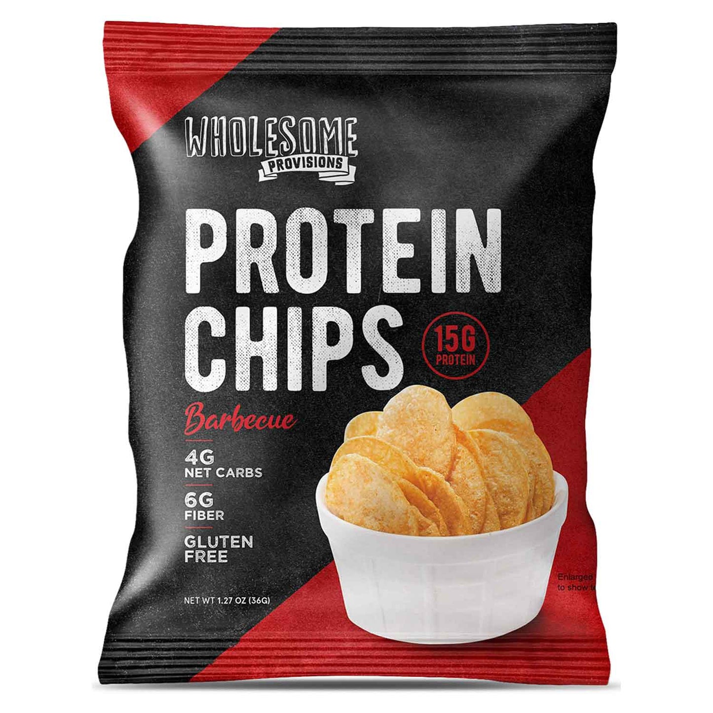 Protein Chips - Barbecue, High Protein & Fiber, Low Carb - Wholesome Provisions - The Track and Field Store