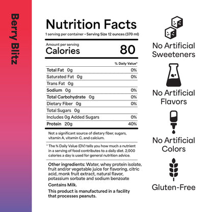 Berry Blitz Protein Water - 12 Pack