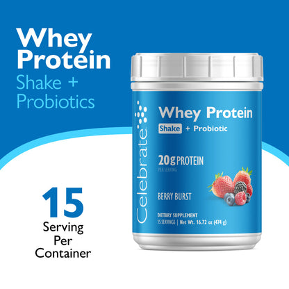 Celebrate® Whey Protein Shake + Probiotic