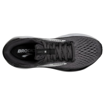 Women's Ghost 16 - Black, Grey, and White - BROOKS - The Track and Field Store