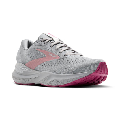 Women's Adrenaline GTS 24 - Alloy, White, and Zephyr - BROOKS - The Track and Field Store