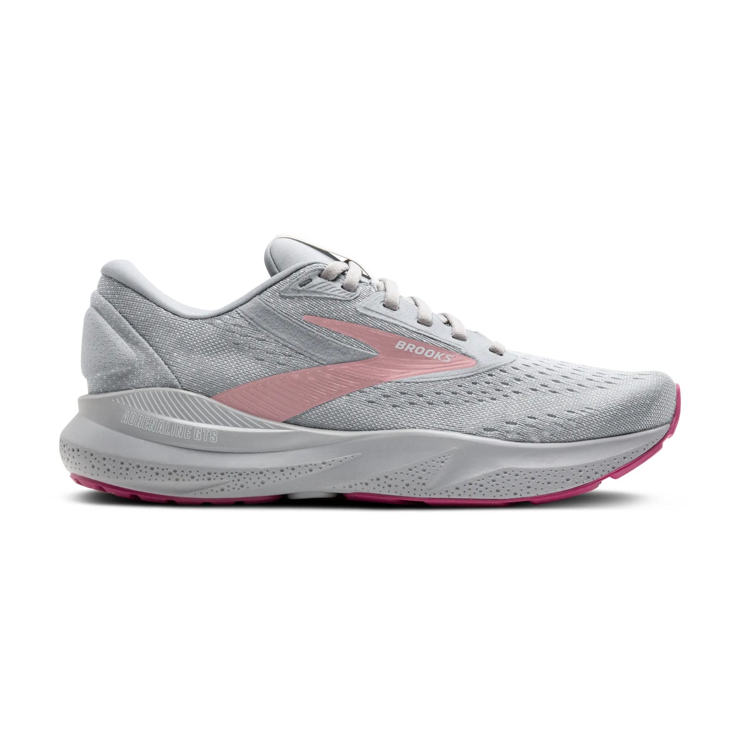 Women's Adrenaline GTS 24 - Alloy, White, and Zephyr - BROOKS - The Track and Field Store