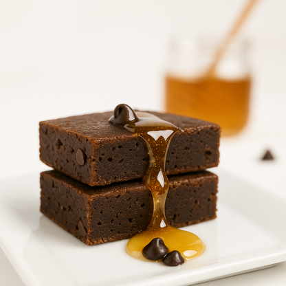 Chocolate Protein Brownie, 6-Ct, Honey Sweetened, Gluten-Free, Snack Bar - Protein Snack Shop