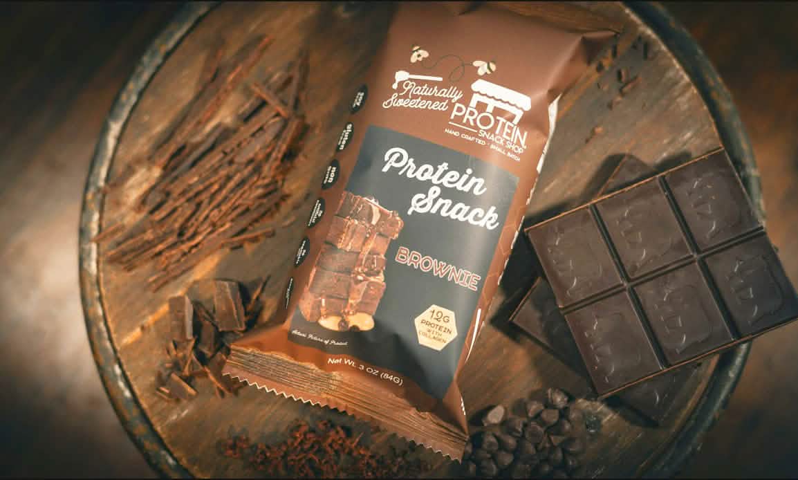 Protein Brownie/Blondie Variety Pack, 6-Ct, Honey Sweetened, Gluten-Free, Snack Bar - Protein Snack Shop