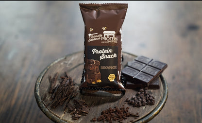 Chocolate Protein Brownie, 6-Ct, Honey Sweetened, Gluten-Free, Snack Bar - Protein Snack Shop