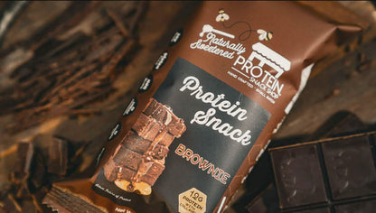 Chocolate Protein Brownie, 6-Ct, Honey Sweetened, Gluten-Free, Snack Bar - Protein Snack Shop