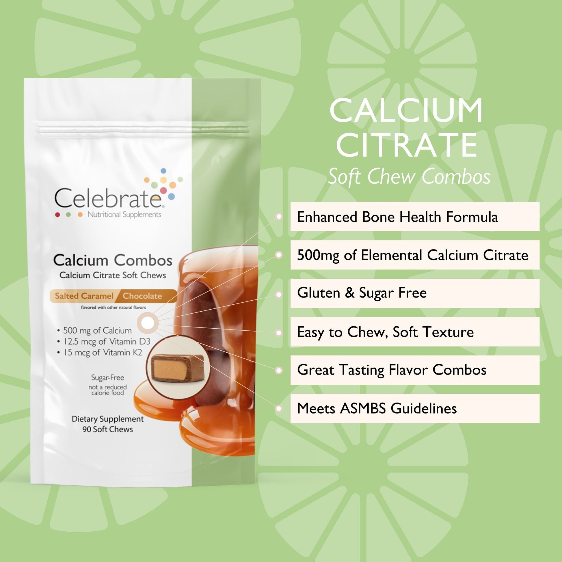 Calcium Citrate Soft Chew Combos - Celebrate Vitamins Celebrate Vitamins