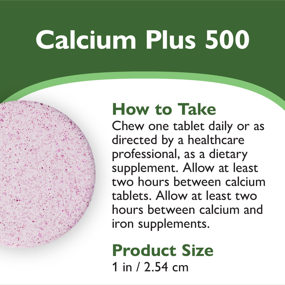 Chewable Calcium Citrate, 500mg
