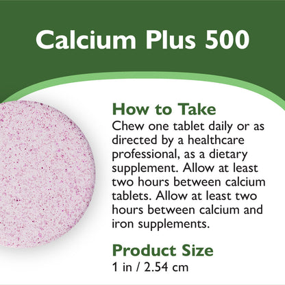 Chewable Calcium Citrate, 500mg