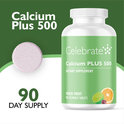 Chewable Calcium Citrate, 500mg