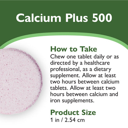 Chewable Calcium Citrate, 500mg