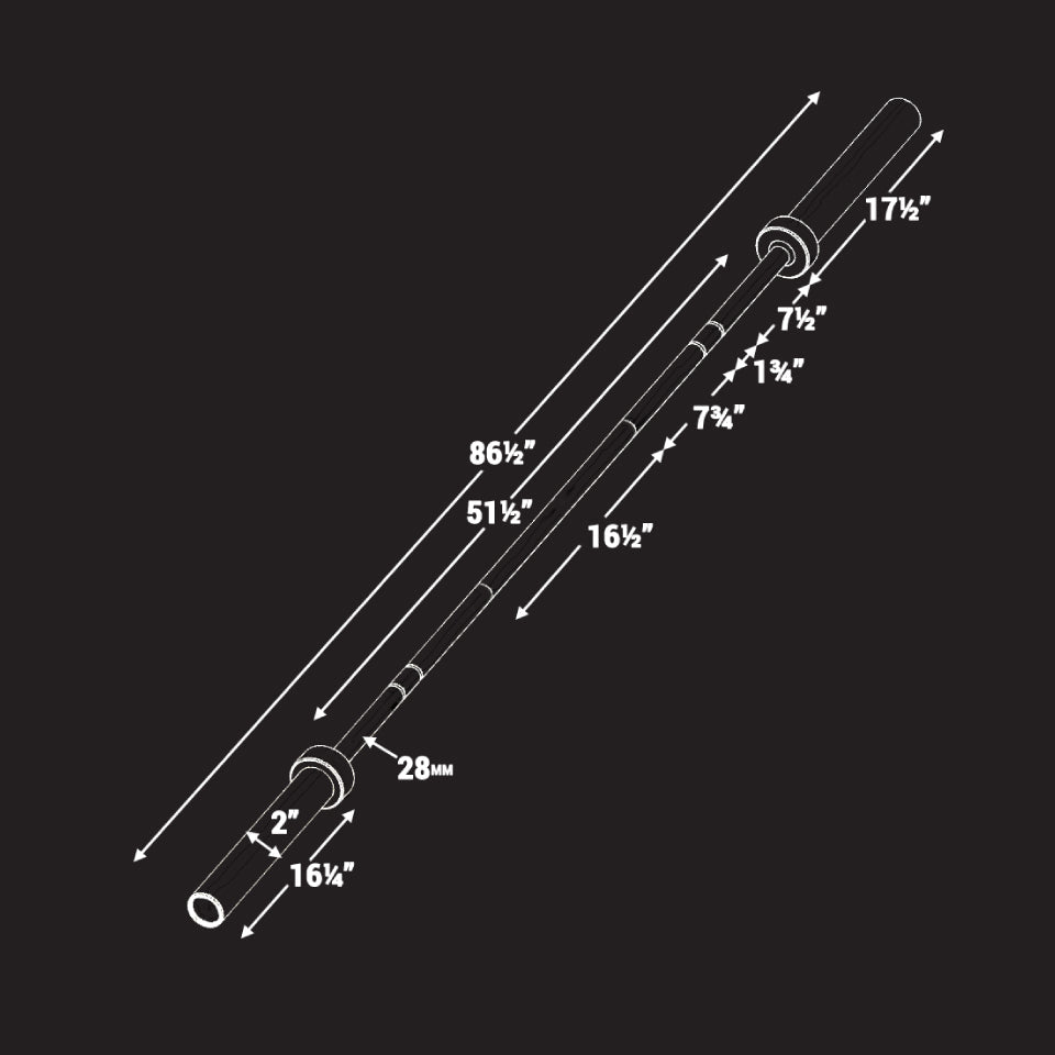 Catahoula IWF Men’s Training Bar, 20kg