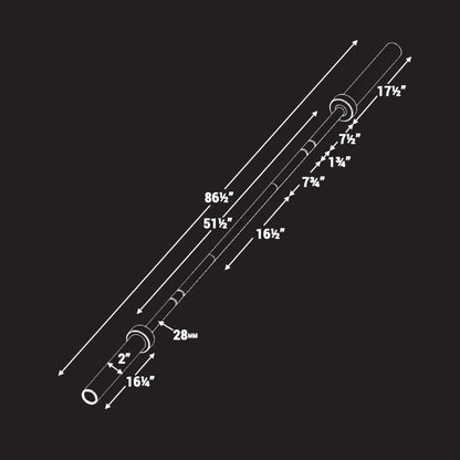Catahoula IWF Men’s Training Bar, 20kg