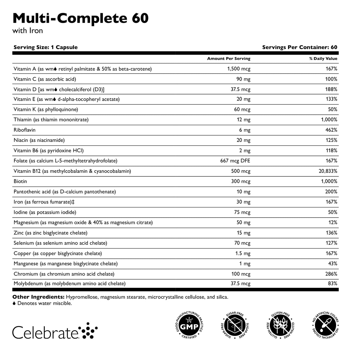 Multi-Complete 60 Bariatric Multivitamin with Iron