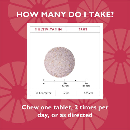 Bariatric Multivitamin Chewable, Iron Free - Celebrate Vitamins Celebrate Vitamins