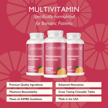 Bariatric Multivitamin Chewable, Iron Free - Celebrate Vitamins Celebrate Vitamins