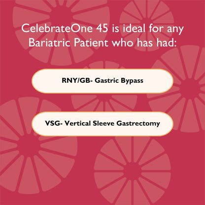 CelebrateONE 45 Once Daily Bariatric Multivitamin with Iron Capsules - Celebrate Vitamins Celebrate Vitamins