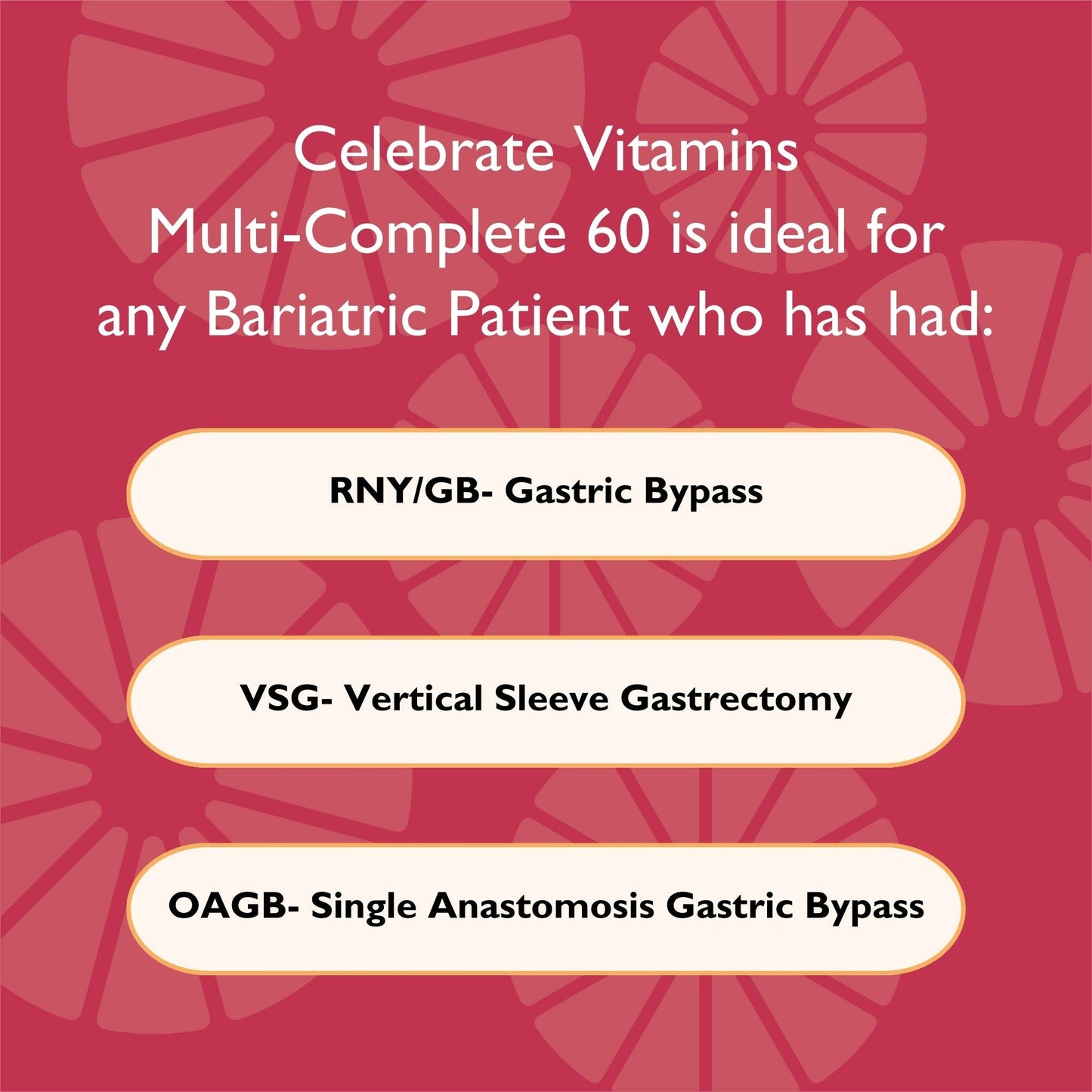 Multi-Complete 60 Bariatric Multivitamin with Iron Capsules - Celebrate Vitamins Celebrate Vitamins