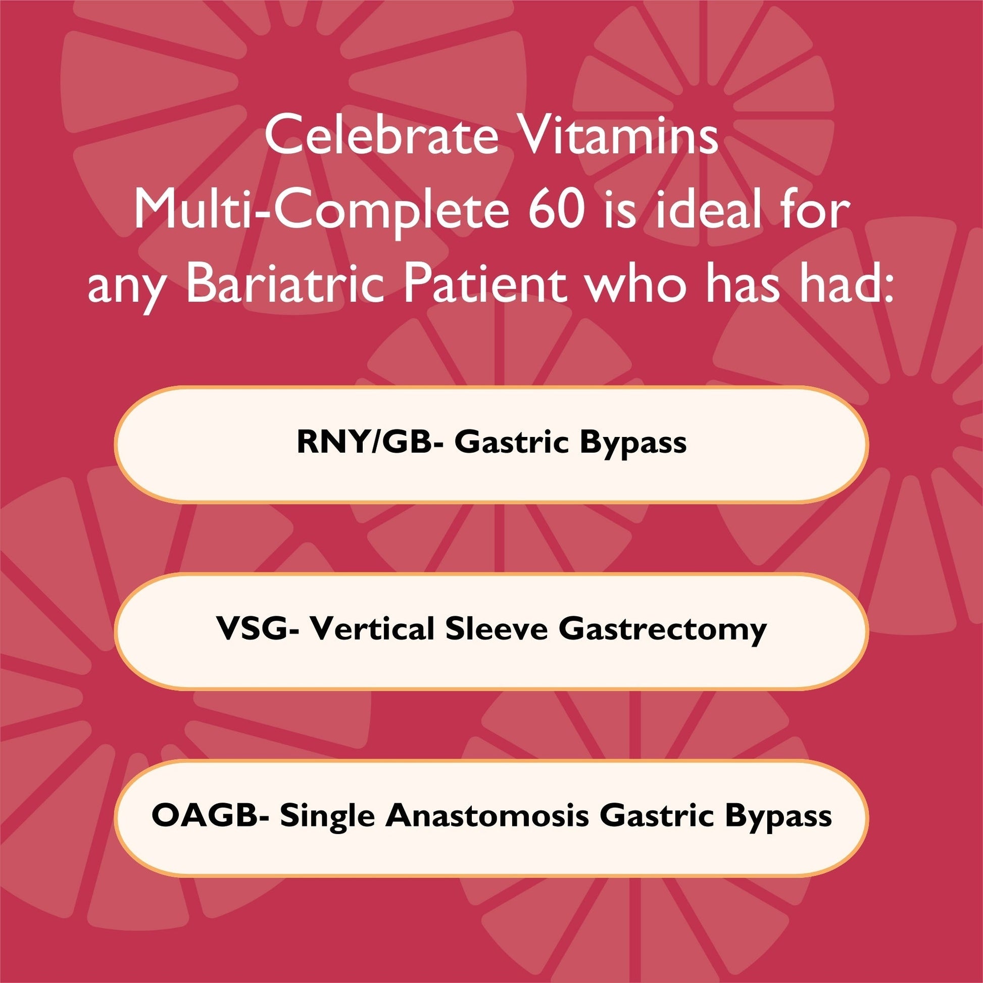 Multi-Complete 60 Bariatric Multivitamin with Iron Capsules - Celebrate Vitamins Celebrate Vitamins