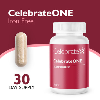 CelebrateONE Bariatric One A Day Multivitamin Capsules, Iron Free