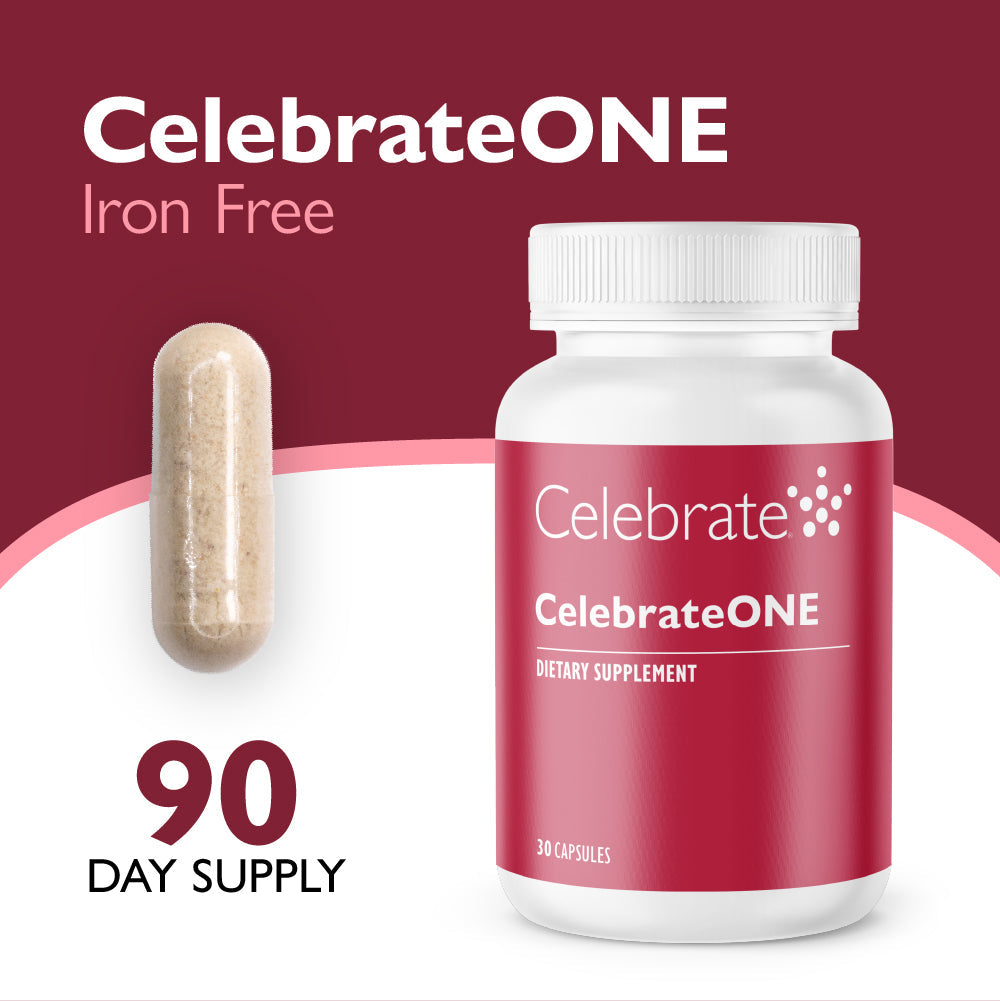 CelebrateONE Bariatric One A Day Multivitamin Capsules, Iron Free