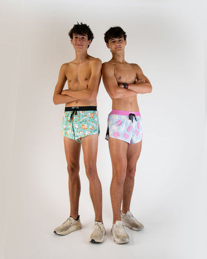 Men's Animal Cookies 2" DS Split Shorts - ChicknLegs Triathlete Store