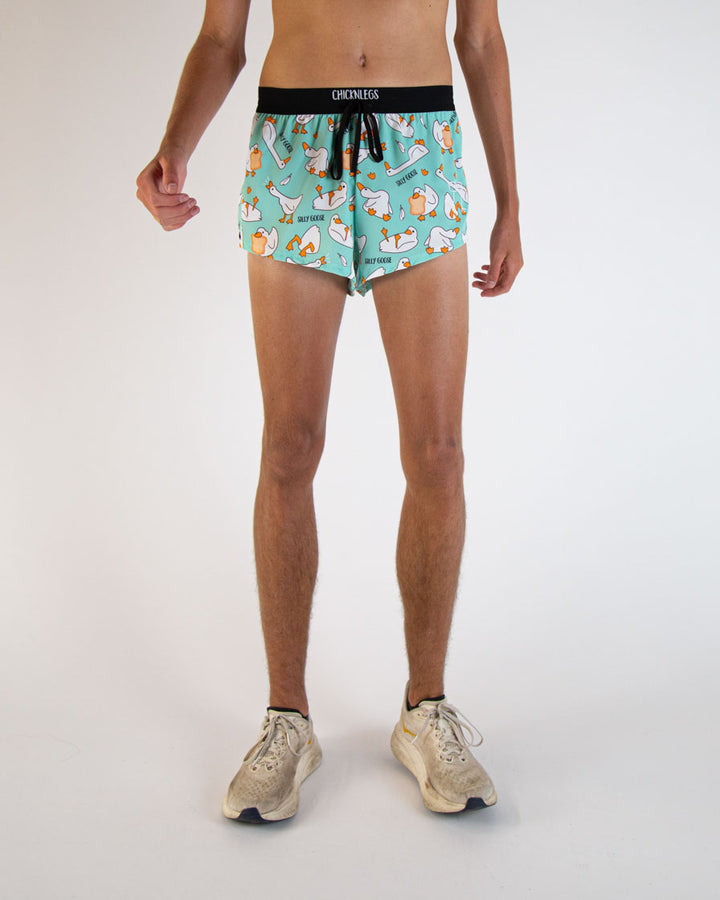 Men's Silly Goose 2" DS Split Shorts - ChicknLegs