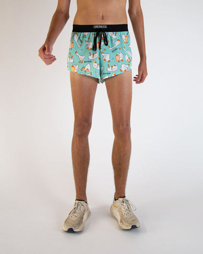 Men's Silly Goose 2" DS Split Shorts - ChicknLegs