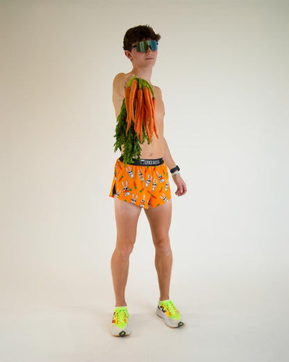 Men's Bad Bunny 2" Half Split Shorts - ChicknLegs