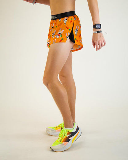 Men's Bad Bunny 2" Half Split Shorts - ChicknLegs