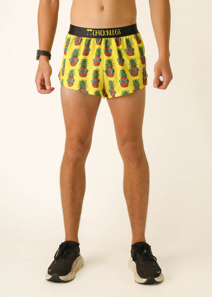 Men's Pineapple Express 2" Half Split Shorts - ChicknLegs