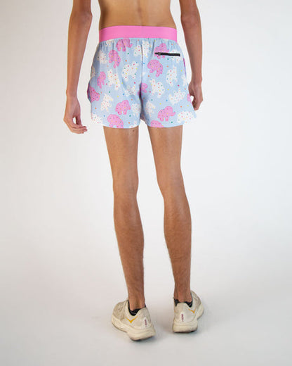 Men's Animal Cookies 4" Half Split Shorts  - ChicknLegs Triathlete Store