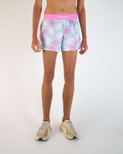 Men's Animal Cookies 4" Half Split Shorts  - ChicknLegs Triathlete Store