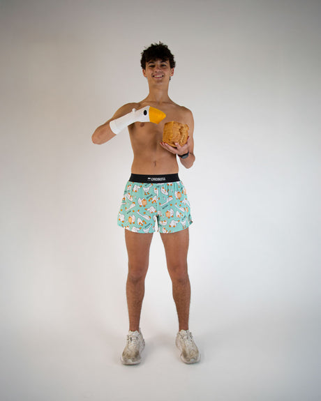 Men's Silly Goose 4" Half Split Shorts - ChicknLegs Triathlete Store