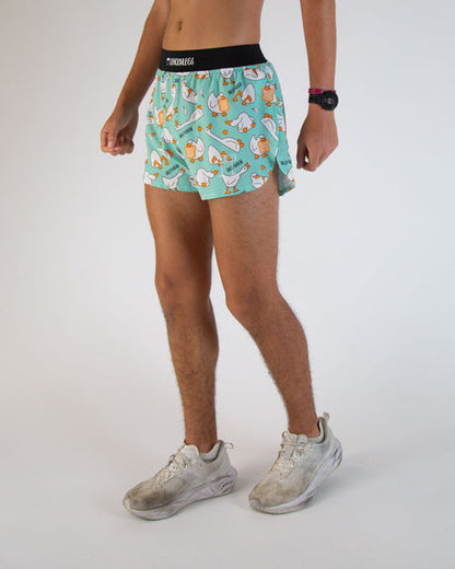 Men's Silly Goose 4" Half Split Shorts - ChicknLegs Triathlete Store